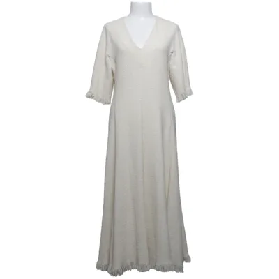 Maxikleid (Beige) von Adolfo Dominguez Elasthan, Polyester, Viskose