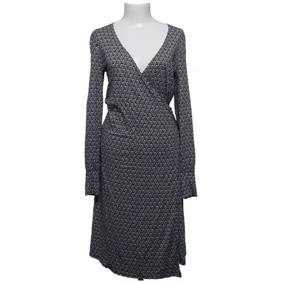 Robe portefeuille (Noir, Blanc) de Friendtex Élasthane, Viscose