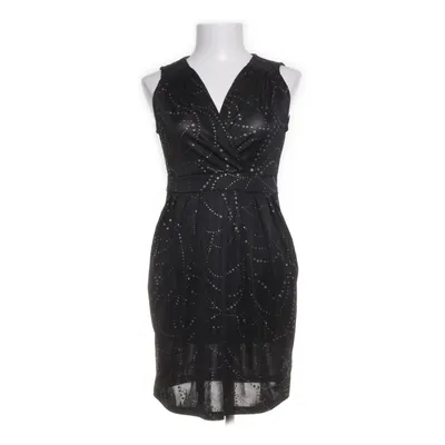 Klänning (Svart, Silverfärgad) från Halens Elastan, Polyamid