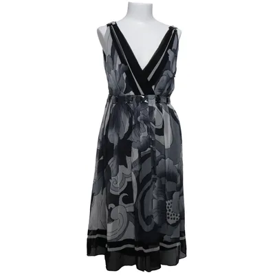 Robe (Noir, Blanc, Gris) de Renato Nucci Élasthane, Polyester, Soie