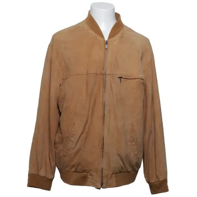 Leather jacket (Brown) from Rover & Lakes Leather, Polyester