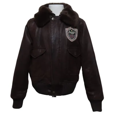 Jacket (Brown) from Sisley Cotton, Polyester, Polyurethane