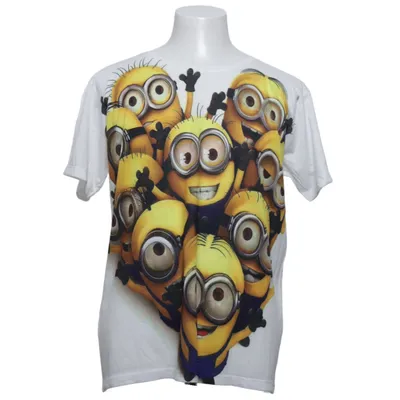 T-shirt (White, Yellow, Blue) from Trend Collection Cotton