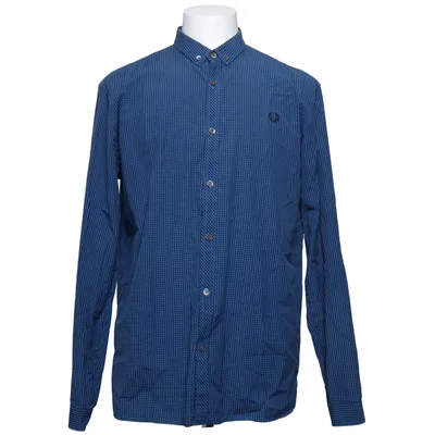 Overhemd (Blauw) van Fred Perry Katoen