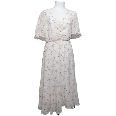 Långklänning (Vit, Flerfärgad) från Dazy Polyester