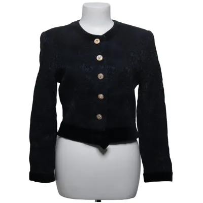 Blazer (Noir) de Louis Féraud Coton, Soie, Viscose, Laine