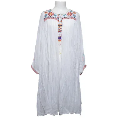 Kleid (Weiß, Mehrfarbig) von Johnny Was Baumwolle