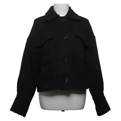 Jack (Zwart) van Meotine Katoen, Elastaan, Vossenbont, Polyester
