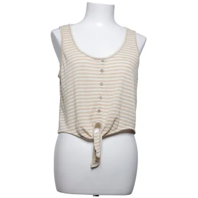 Crop top (Beige, White) from ONLY Polyester