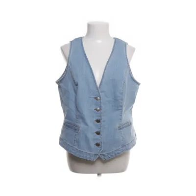 Spijker gilet (Blauw) van John Baner Katoen, Elastaan, Polyester