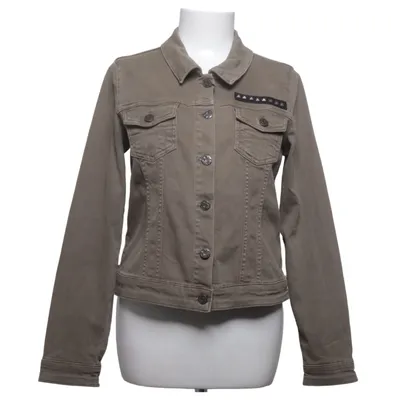 Spijkerjas (Bruin) van Qiero Katoen, Elastaan, Polyester