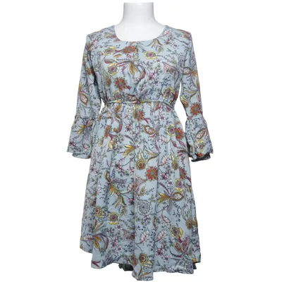 Jurk (Blauw, Meerkleurig) van Express Design Studio