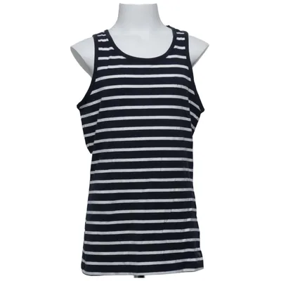 Tanktop (Blauw, Wit) van Petrol Industries Katoen, Elastaan