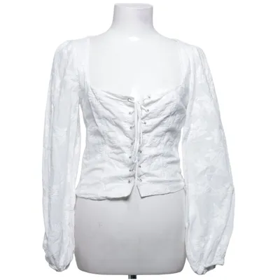 Blus (Vit) från Gina Tricot Bomull