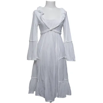 Robe (Blanc) de Repeat Coton, Soie