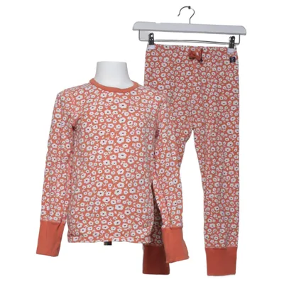 Pajamas (Orange, White) from Polarn O. Pyret Elastane, Organic cotton
