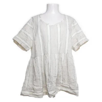 Top (Beige, Flerfarvet) fra McVerdi Bomuld, Elastan, Linned