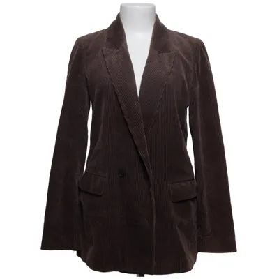 Blazer (Bruin) van Zara Woman Katoen, Polyester, Viscose