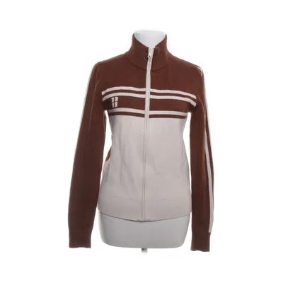 Cardigan (Brun, Hvid) fra Bella x About You Polyamid, Polyester, Viscose