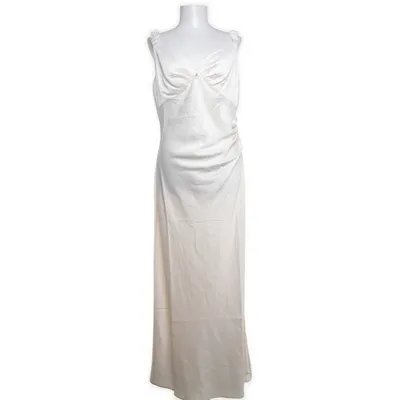 Långklänning (Beige) från Adoore Elastan, Polyester