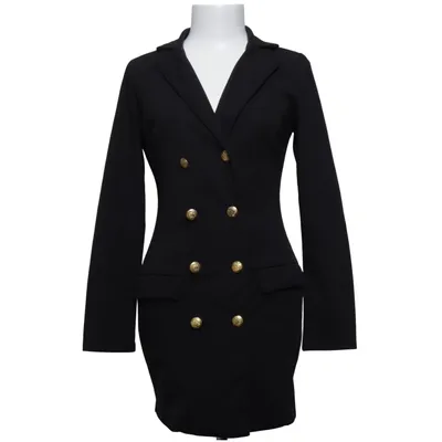 Blazer (Black) from AX Paris Elastane, Polyester