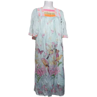 Dress (Green, Multicolored) from Manoush Cotton, Metallic fiber, Silk