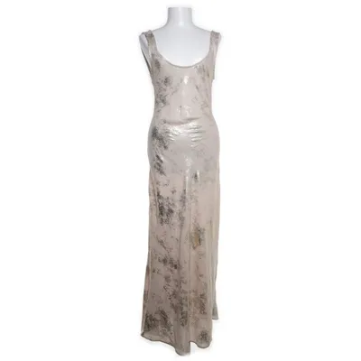 Maxi jurk (Beige, Goud) van ASOS Design Polyester