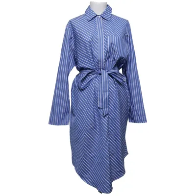 Robe chemise (Bleu, Blanc) de Mykke Hofmann Coton biologique
