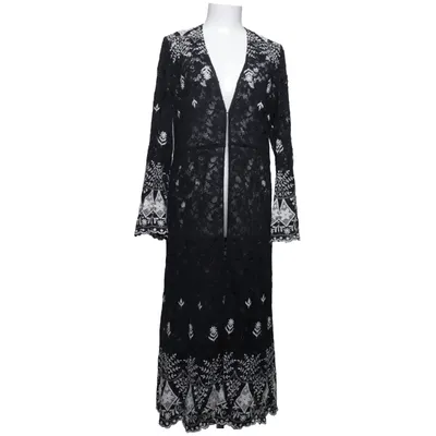 Strandkleid (Schwarz, Weiß) von Alice + Olivia Baumwolle, Elasthan, Polyamid, Polyester