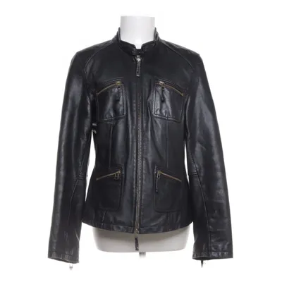 Läderjacka (Svart) från Milestone Skinn, Polyester