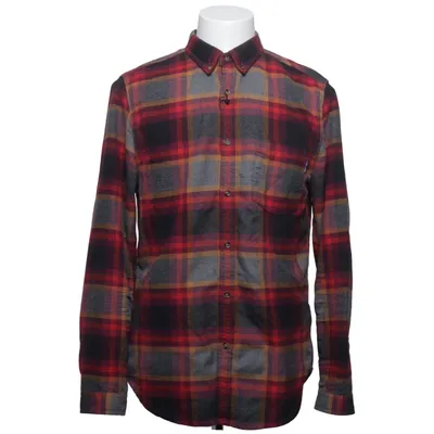 Flanellskjorta (Röd, Grå, Svart) från Shore Leave Bomull, Polyester