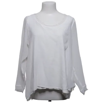 Blouse (Blanc) de Ajlajk Polyester, Viscose