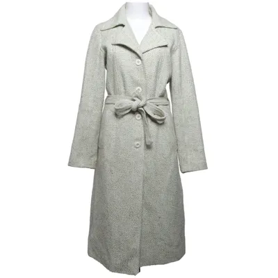 Coat (Beige, Green) from Ichi Acrylic, Wool
