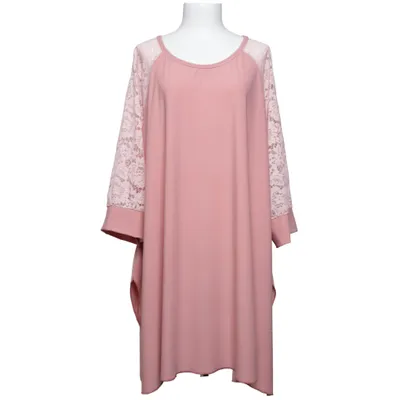 Jurk (Roze) van Moda Italia Elastaan, Polyester, Viscose