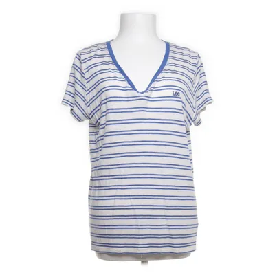Top (Blauw, Wit) van Lee Linnen, Lyocell