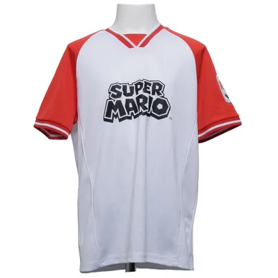 T-shirt (White, Red) from Super Mario Polyester