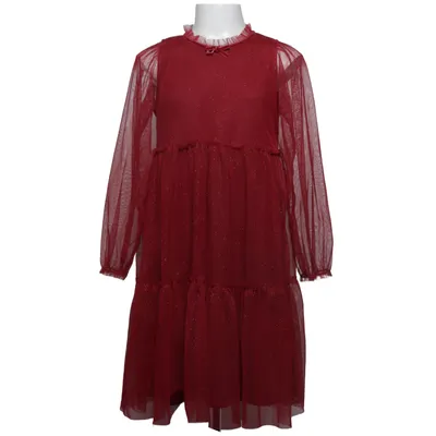Kjole (Rød, Flerfarvet) fra Lindex Kids Polyester
