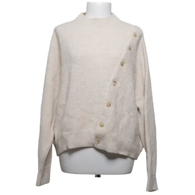 Cardigan (Beige) from Mango Acrylic, Polyamide, Polyester