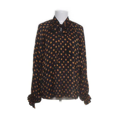 Strikblouse (Zwart, Bruin) van Part Two Viscose