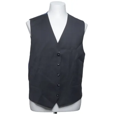 Kostuumgilet (Grijs, Blauw) van Dressmann Elastaan, Polyester, Viscose, Wol