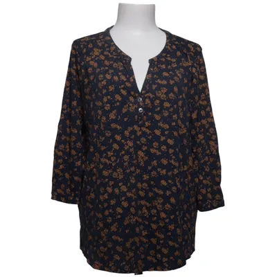 Blouse (Blue, Yellow) from Nutmeg Cotton, Modal