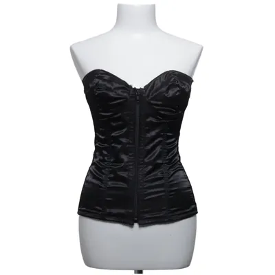 Corset (Black) from Fredrick's of Hollywood Polyamide, Polyester