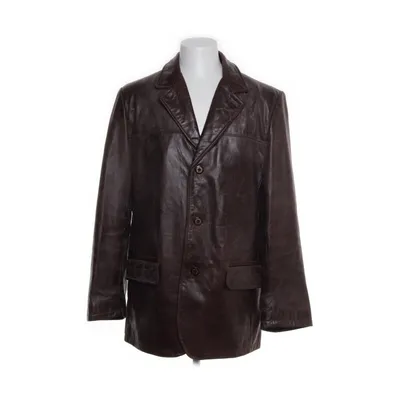 Leather blazer (Brown) from Hollies Leather, Polyester