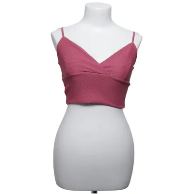 Crop top (Rosa) från Miss Selfridge Elastan, Polyester, Viskos