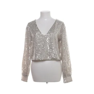 Blus (Oversized Wide Neck Sequin Blouse) från Hanna Schönberg x NA-KD Polyester