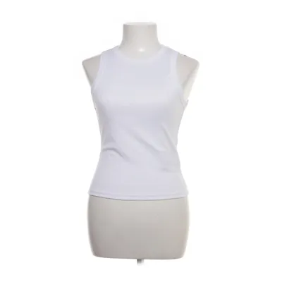 Tank Top (White) from Shein Elastane, Polyester
