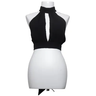 Haltertop (Zwart) van Blossom Katoen, Polyester