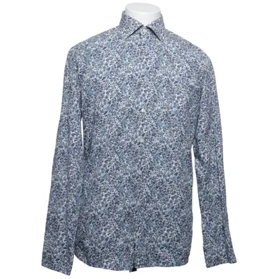 Shirt (Blue, White) from Eton Cotton