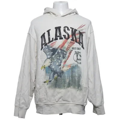 Hoodie (White, Multicolored) from Jaded London Cotton
