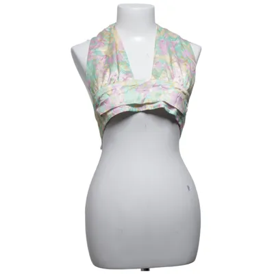 Halterneck top (Grøn, Pink, Gul) fra Double Crazy Polyester